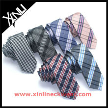 New Checkered Design Silk Tie
